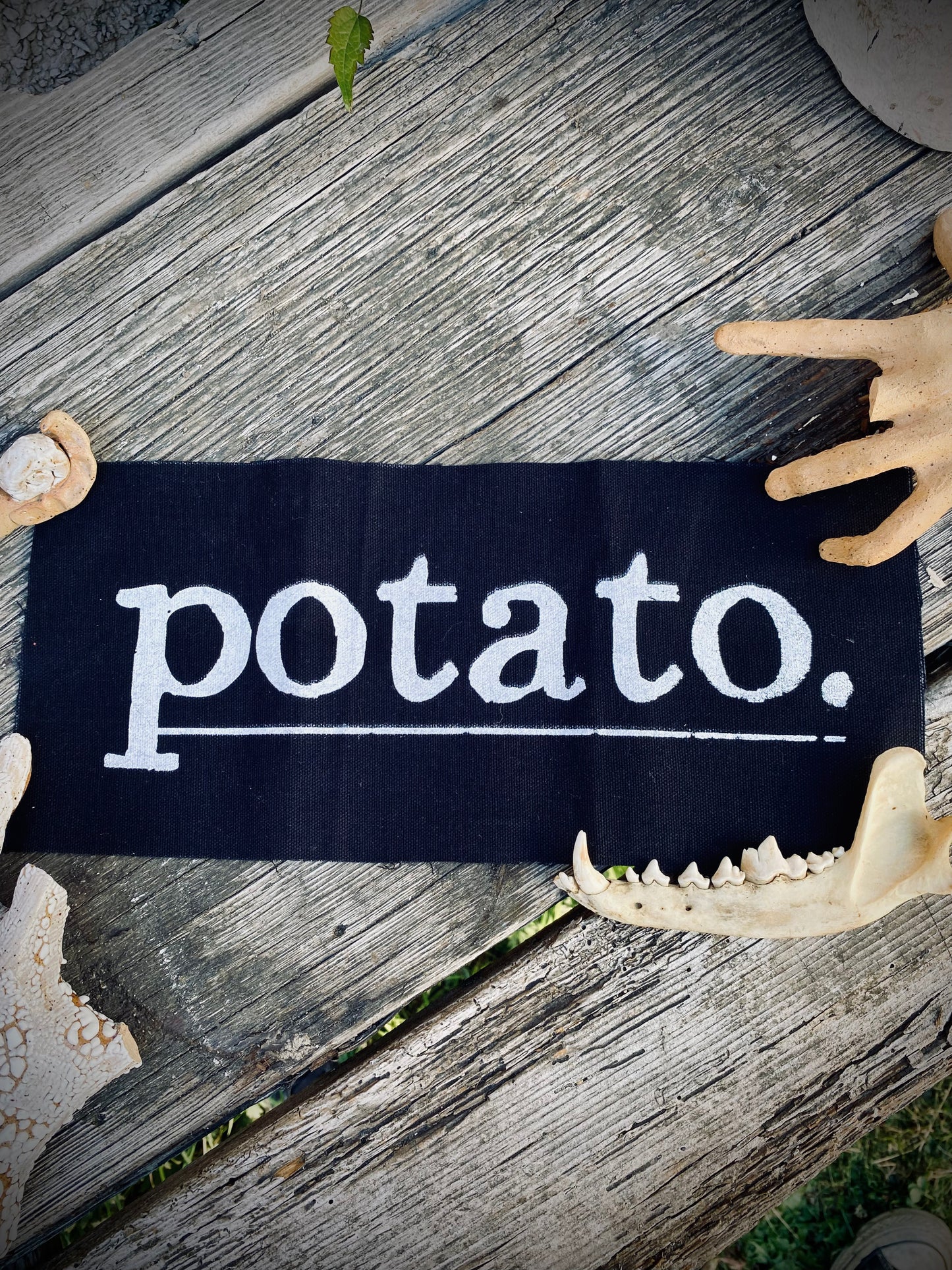 Giant potato patch.