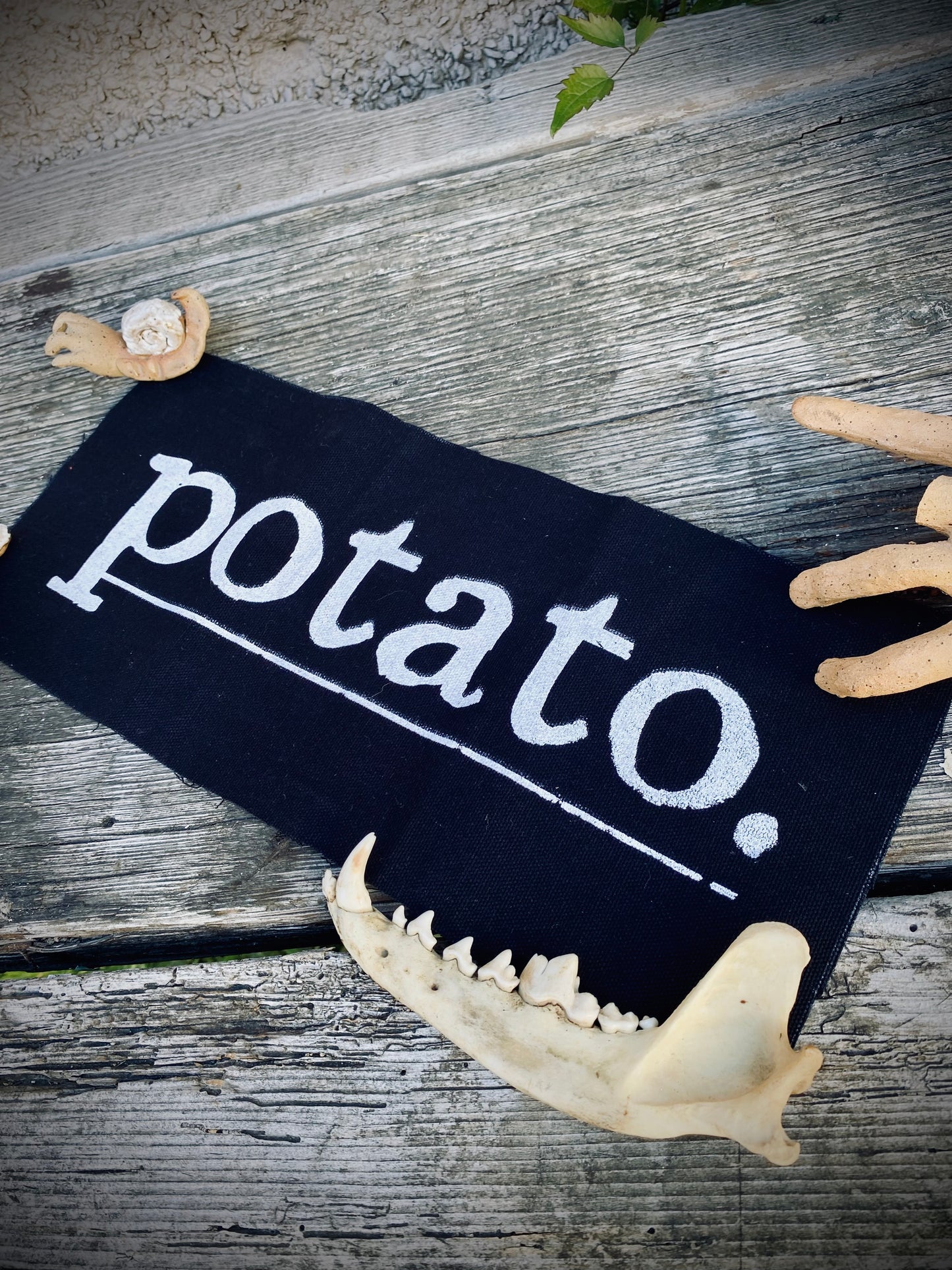 Giant potato patch.