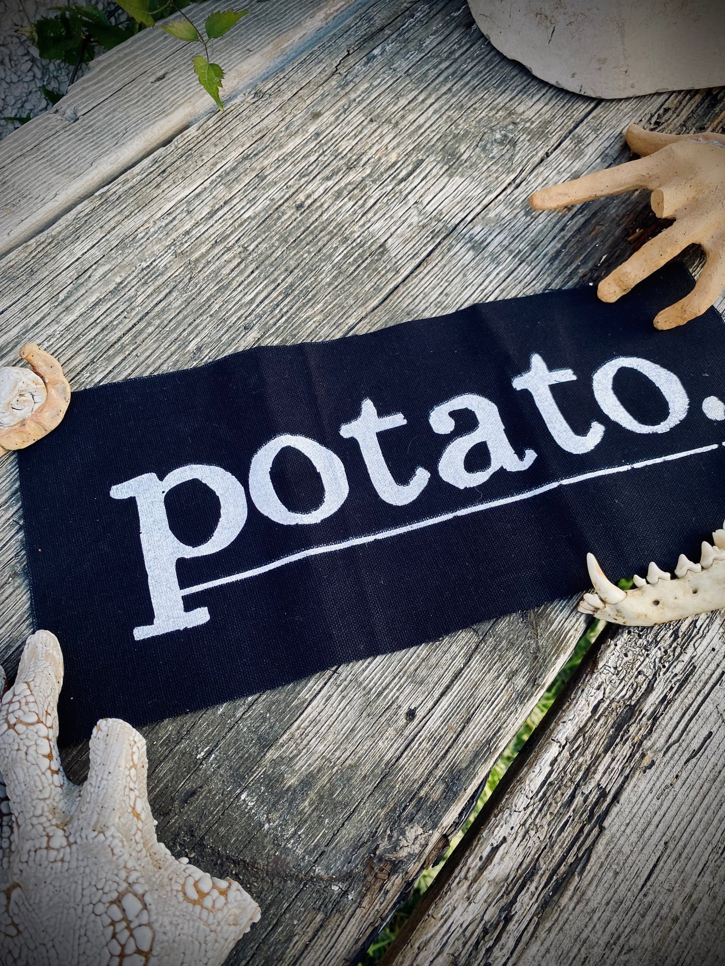 Giant potato patch.