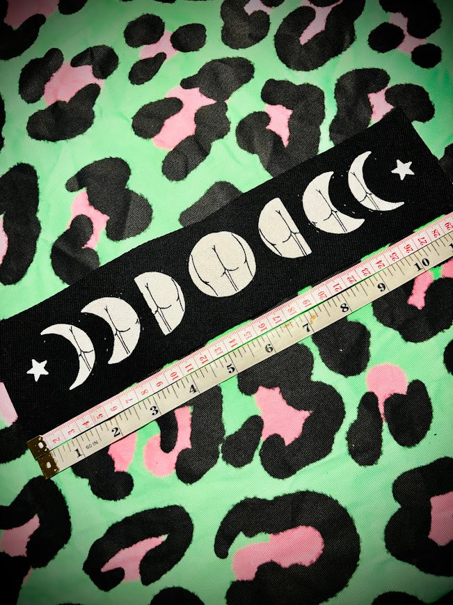 Full moon phases patch with a big ol' butt