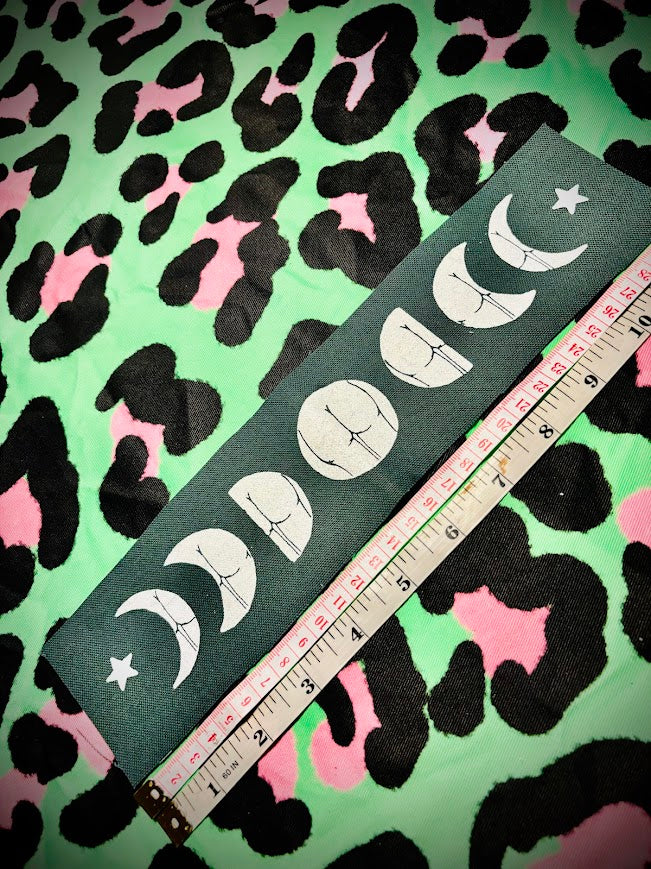Full moon phases patch with a big ol' butt