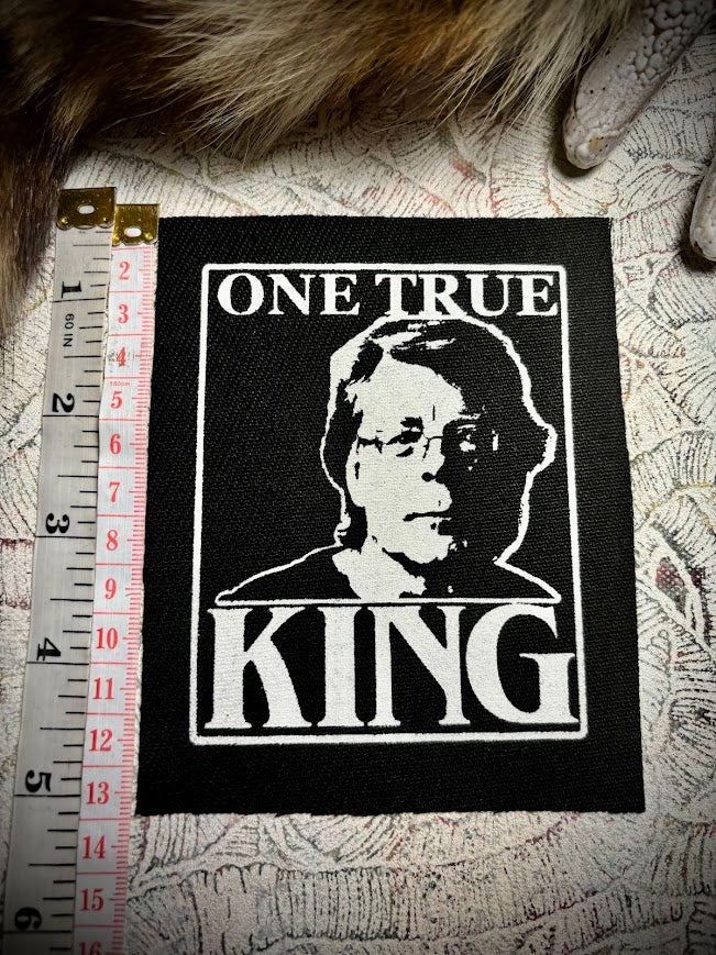 One True King! Stephen King patch.