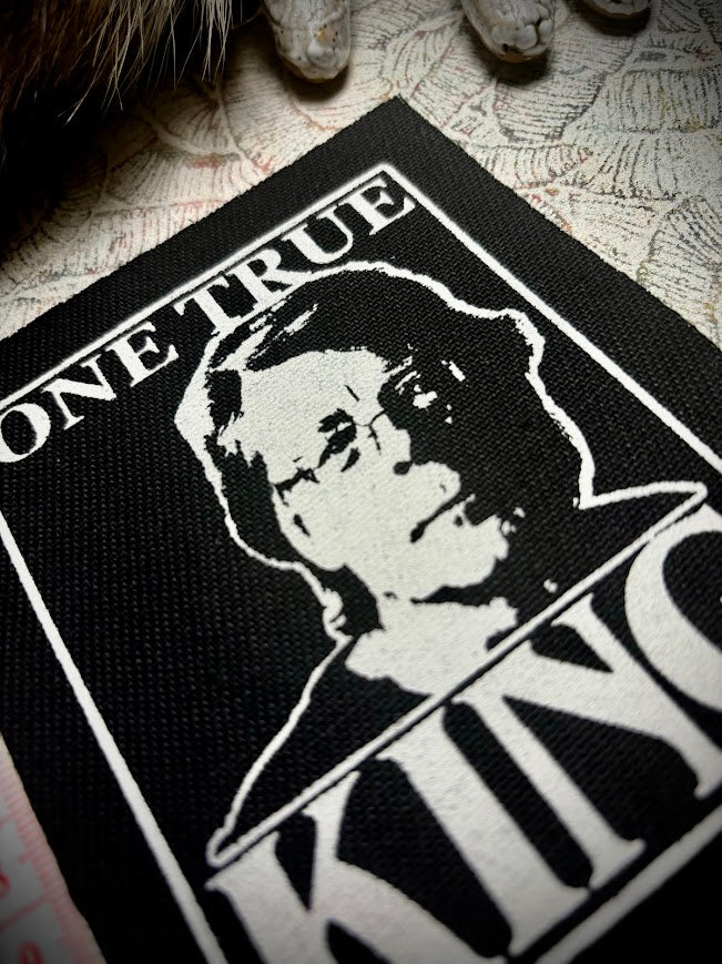 One True King! Stephen King patch.