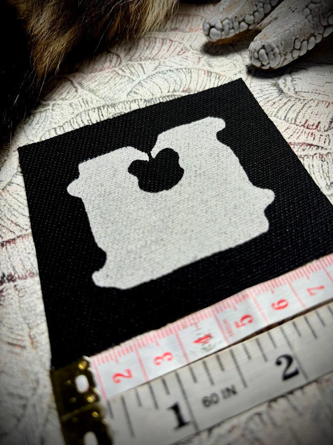 Bread tag sew on patch.