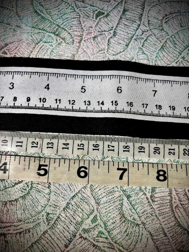 Accurate ruler sew on patch