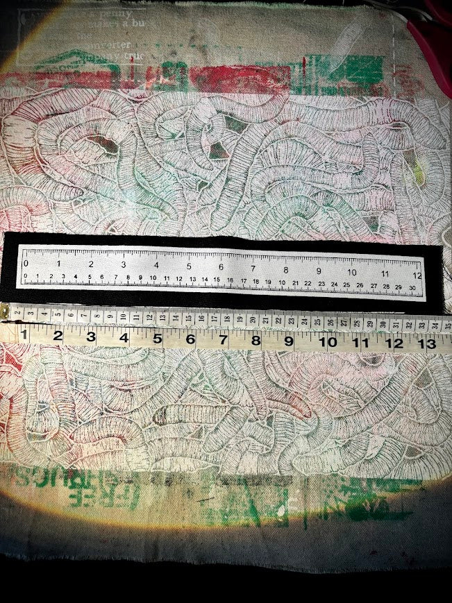 Accurate ruler sew on patch