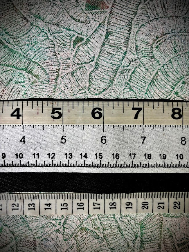 Accurate ruler sew on patch