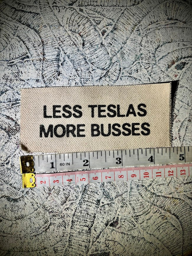 Less Teslas, More Busses patch.