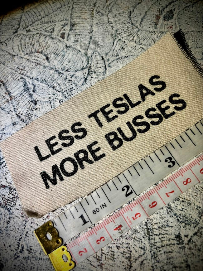 Less Teslas, More Busses patch.