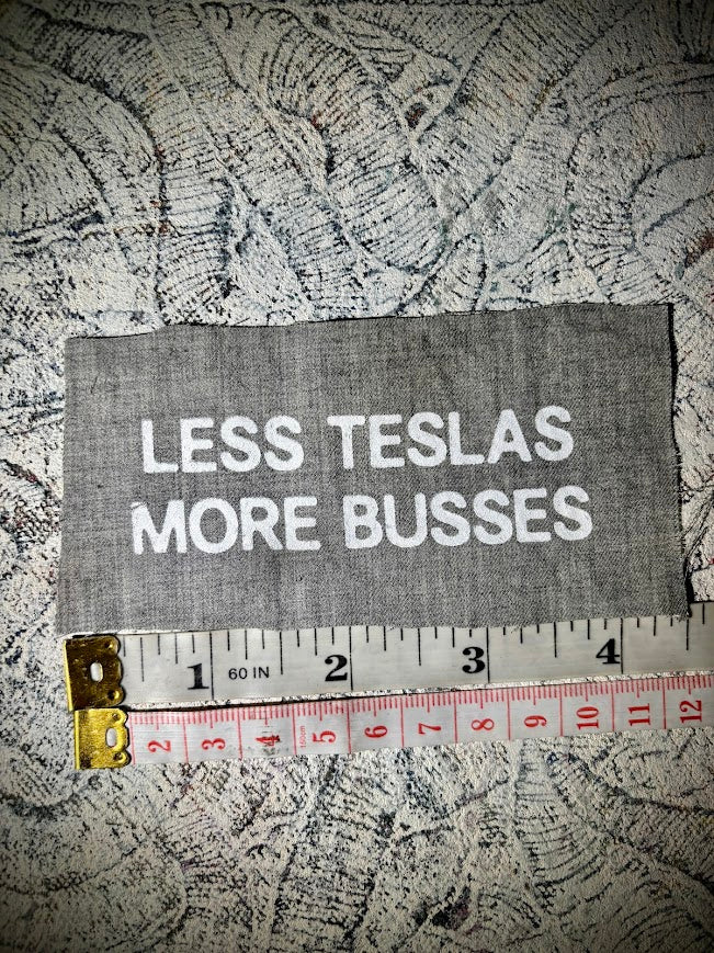 Less Teslas, More Busses