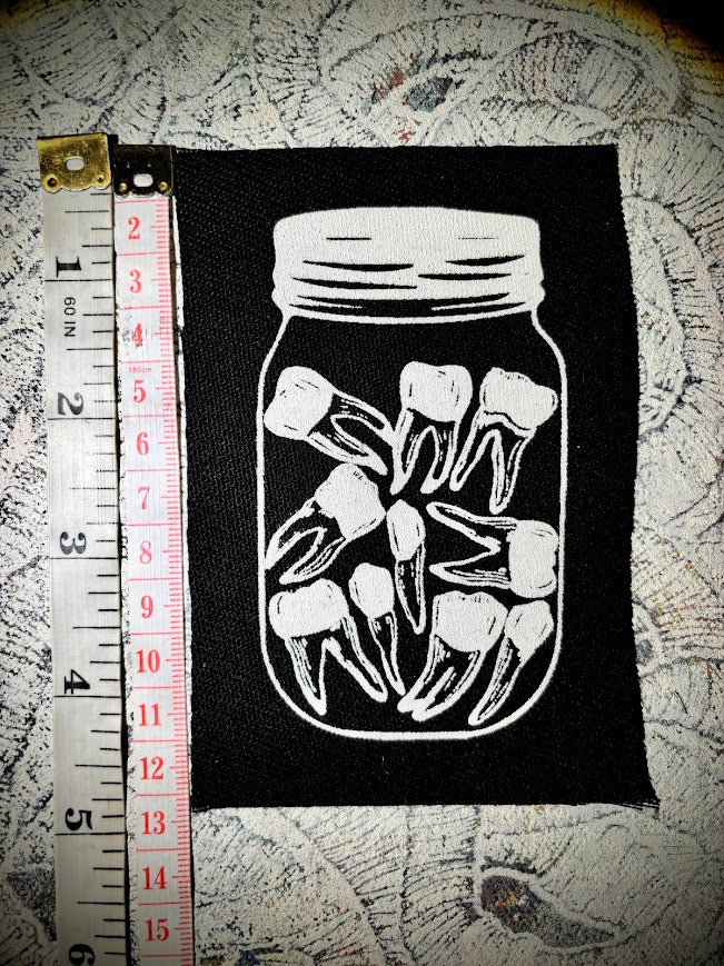 Jar of Teeth sew on patch