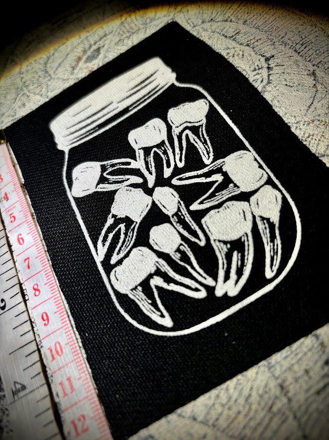 Jar of Teeth sew on patch