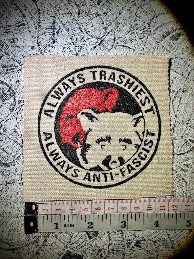 ANTIFA raccoons patch