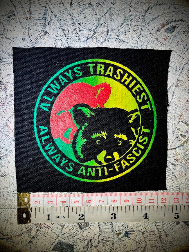 ANTIFA raccoons patch