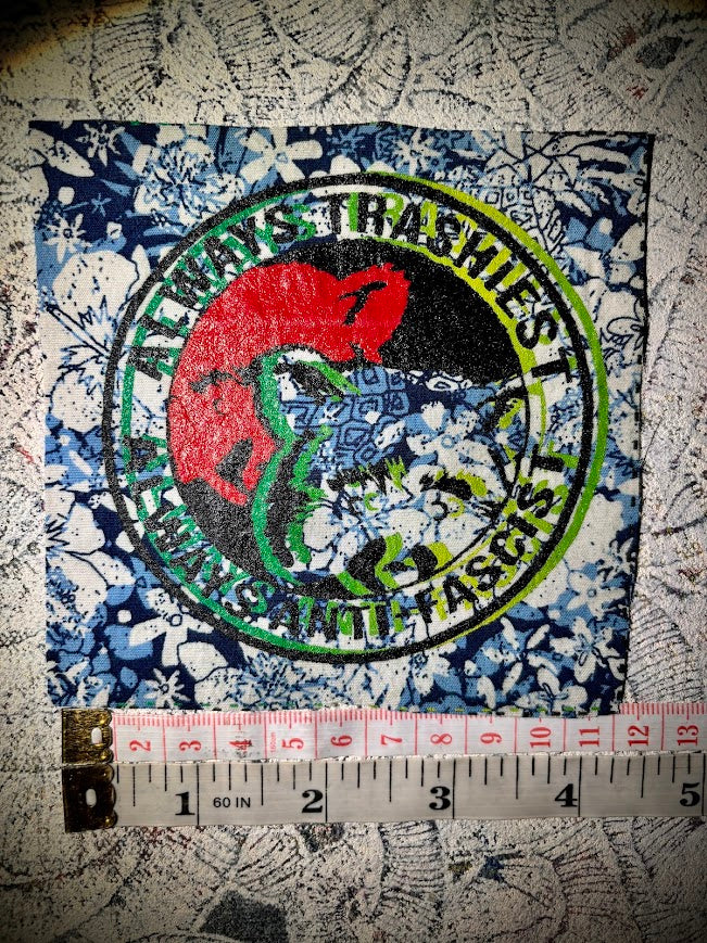 ANTIFA raccoons patch