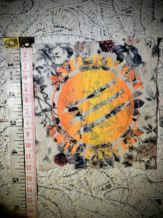 Three Arrows Iron Front anti-fascist anti-Nazi sew on patch