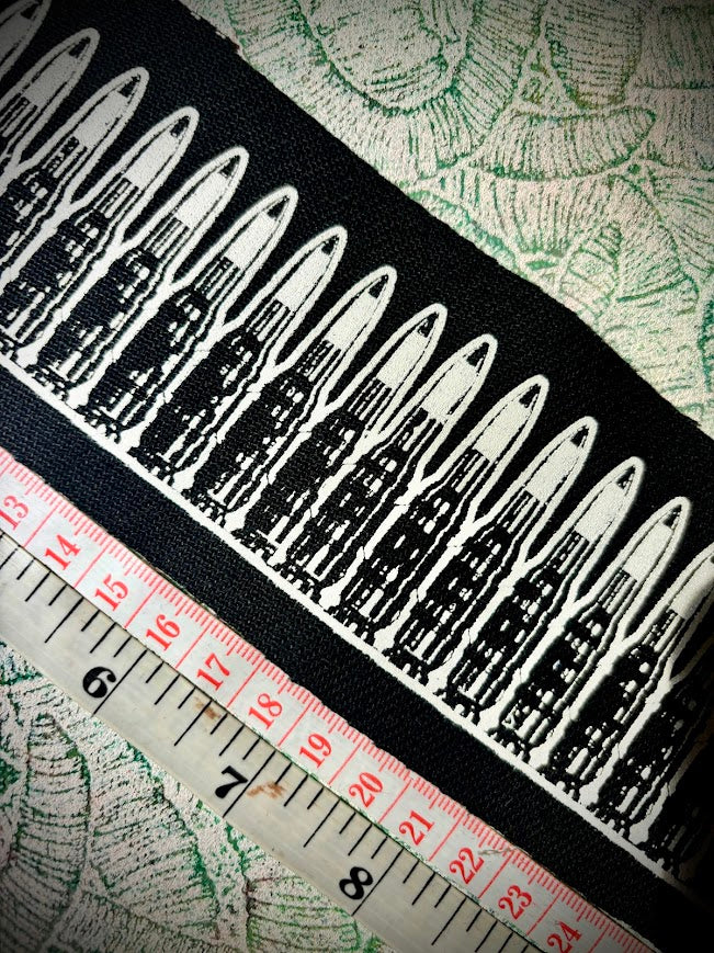 Long bullet belt patch.