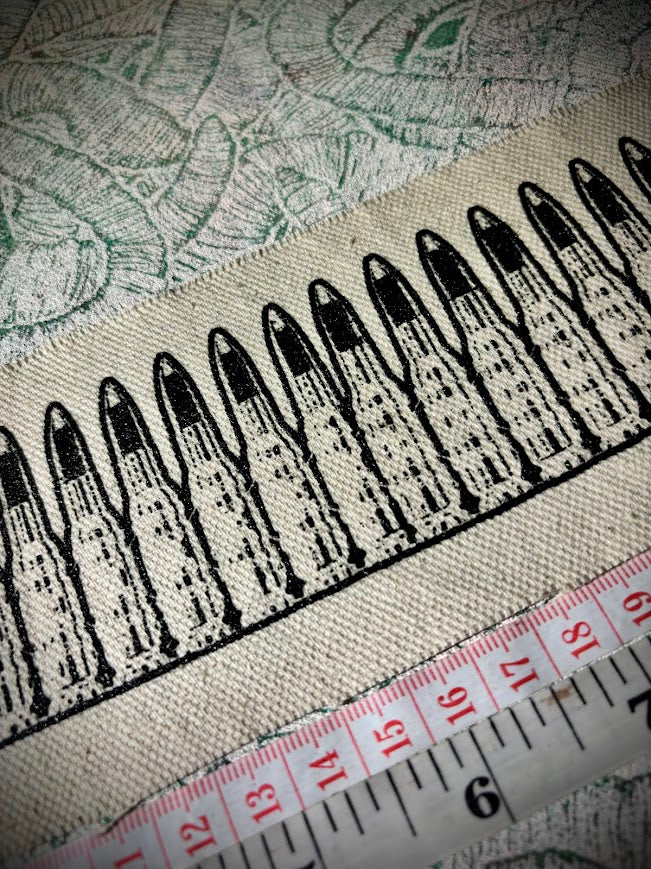Long bullet belt patch.