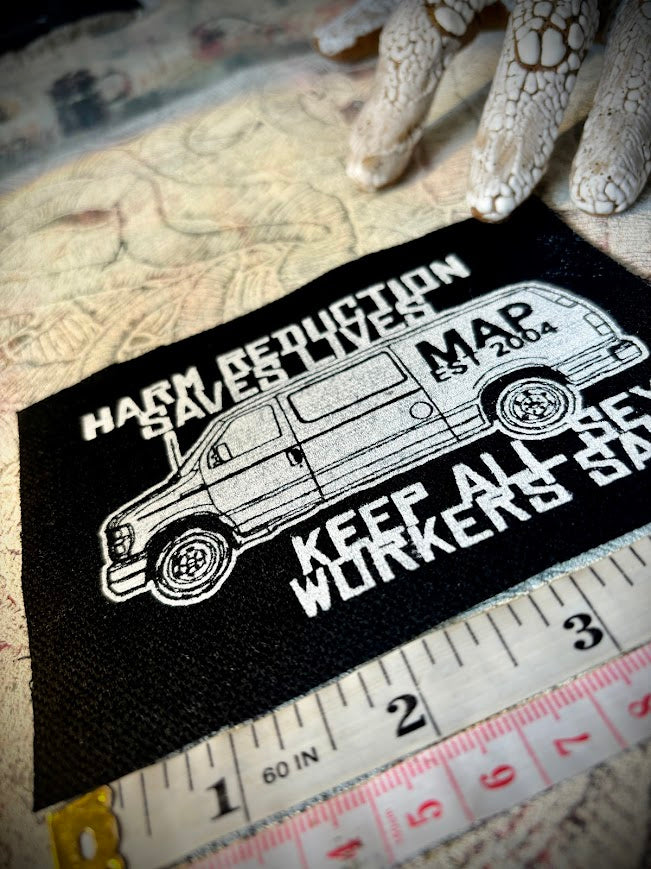 FUNDRAISER patch | MAP Van | Harm Reduction Saves lives