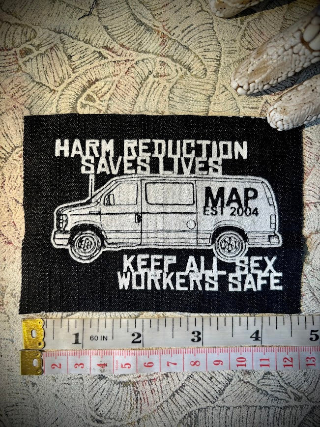FUNDRAISER patch | MAP Van | Harm Reduction Saves lives