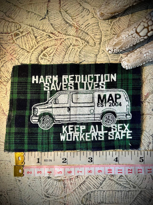 FUNDRAISER patch | MAP Van | Harm Reduction Saves lives