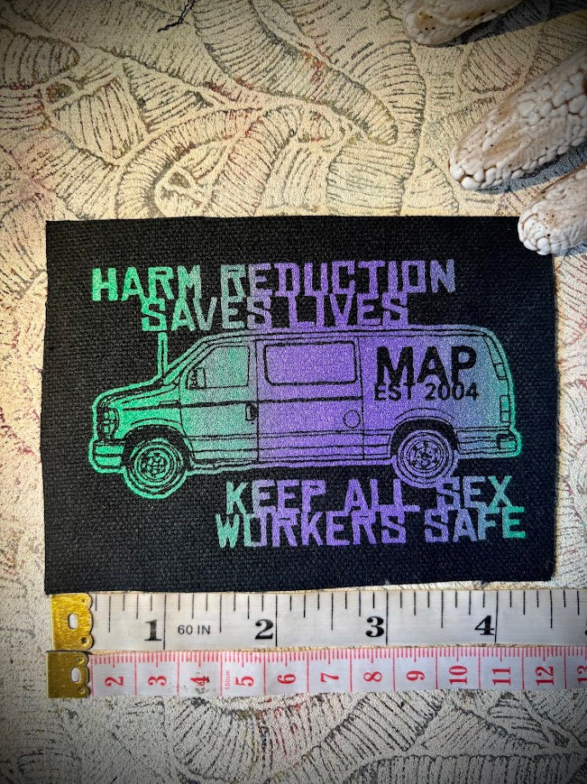 FUNDRAISER patch | MAP Van | Harm Reduction Saves lives
