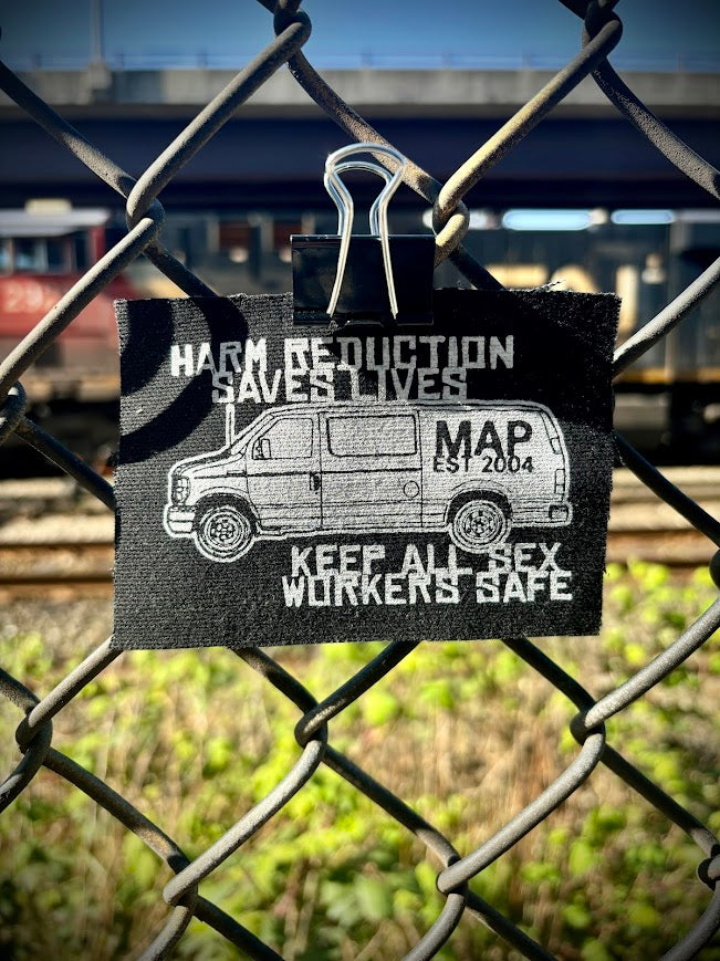 FUNDRAISER patch | MAP Van | Harm Reduction Saves lives