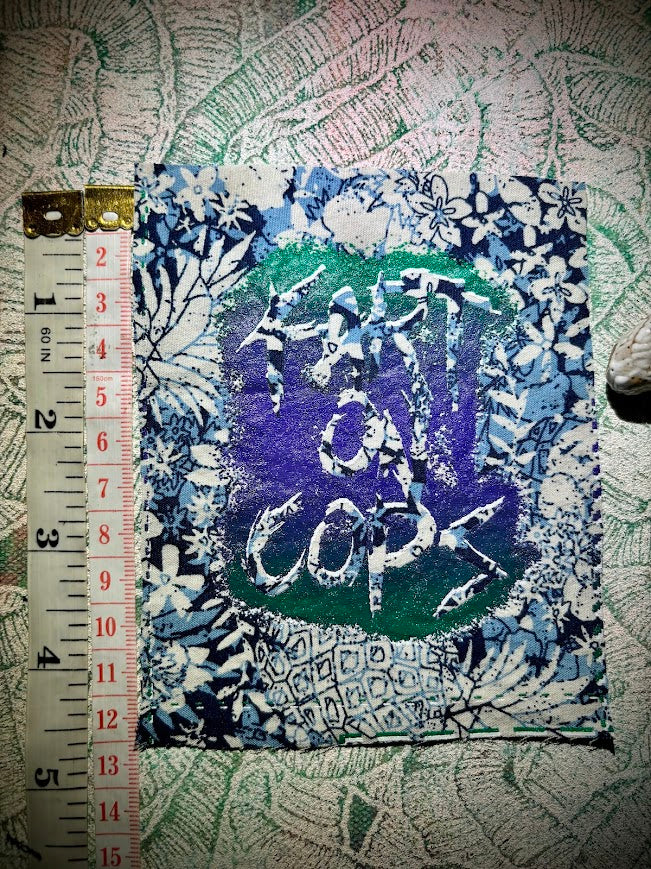 Fart on cops sew on patch