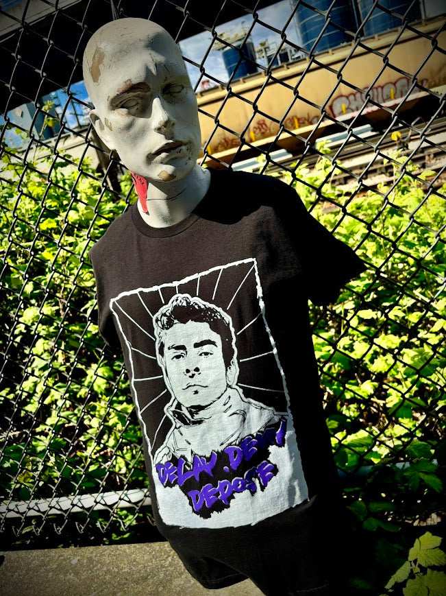 Luigi Mangione, Delay Deny Depose t-shirt