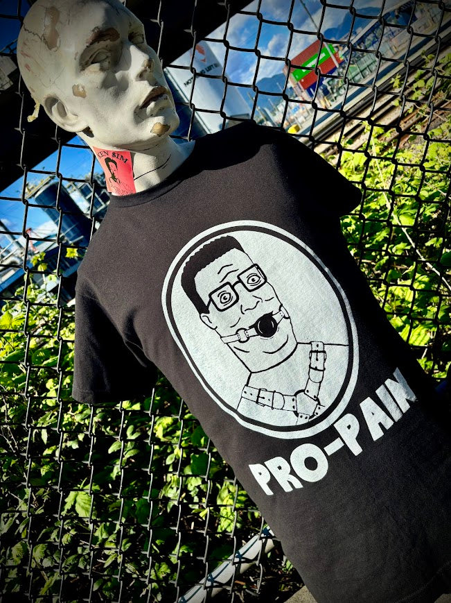 Hank Hill, Pro-pain tee.