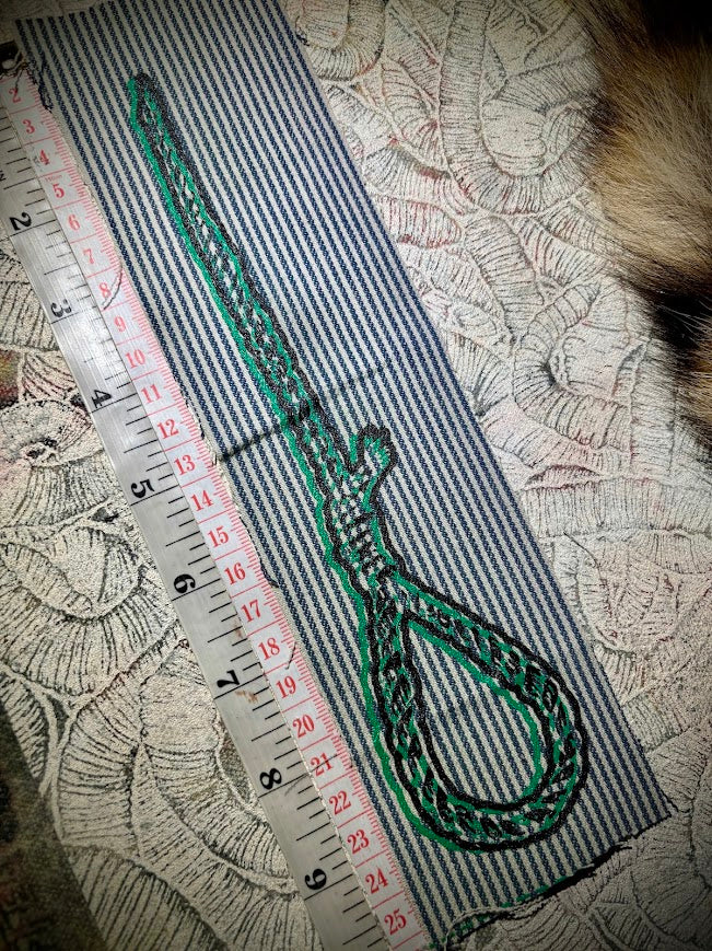 noose sew on patch