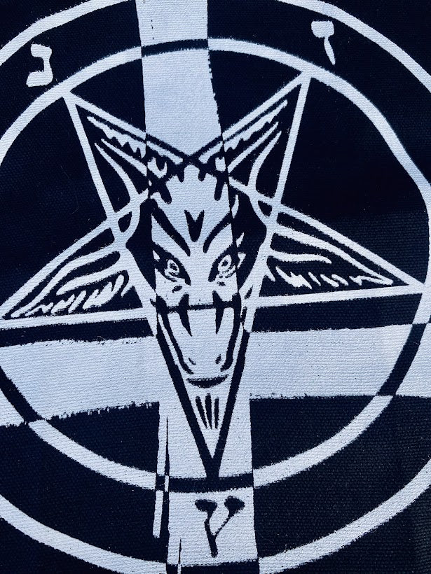 Not Today Jesus full size back patch.