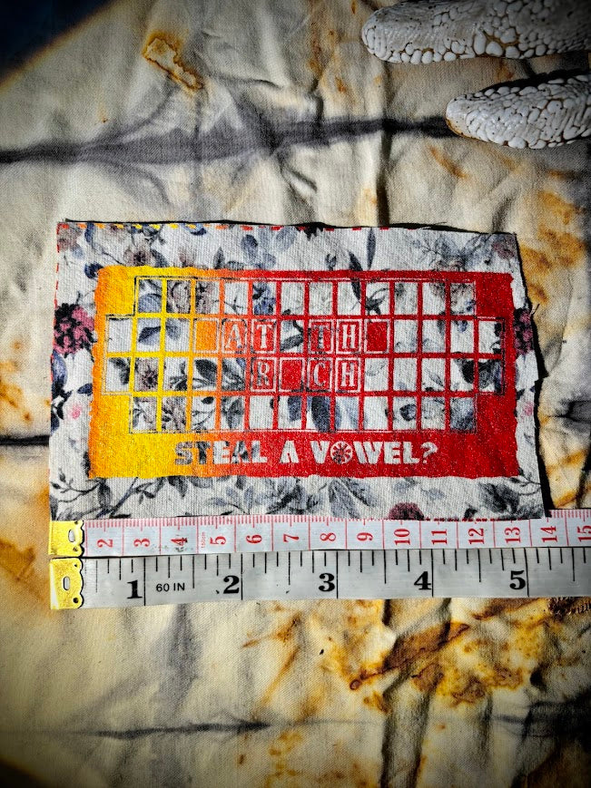Steal A Vowel? Wheel of Fortune style Eat the Rich patch.