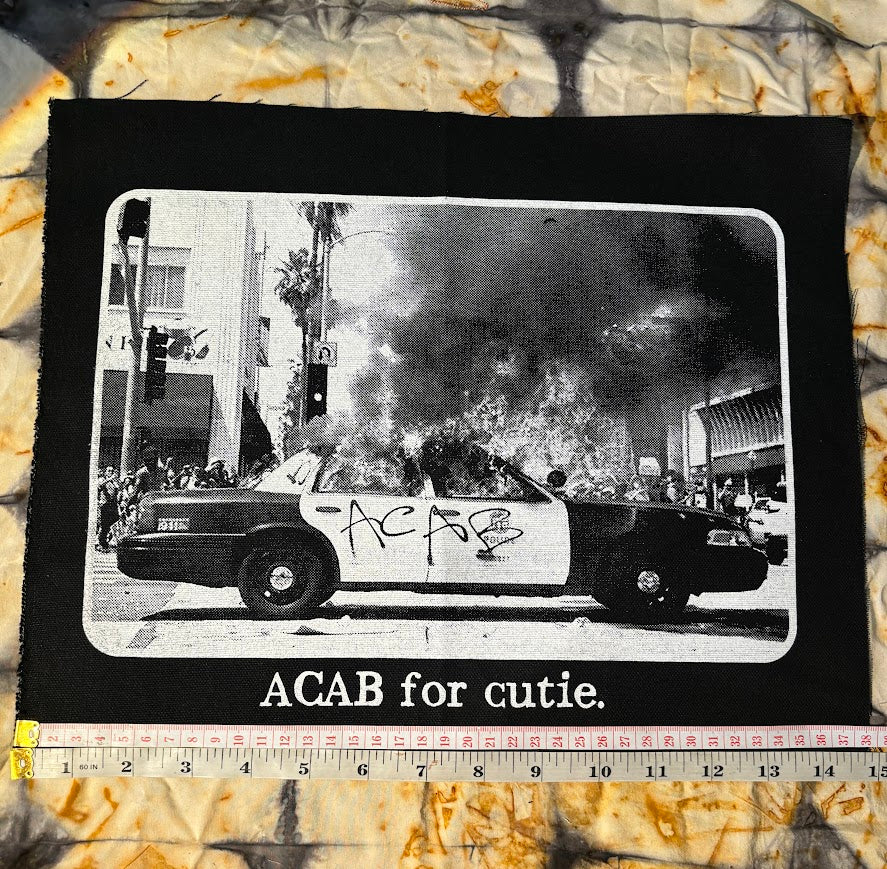 ACAB for Cutie back patch.