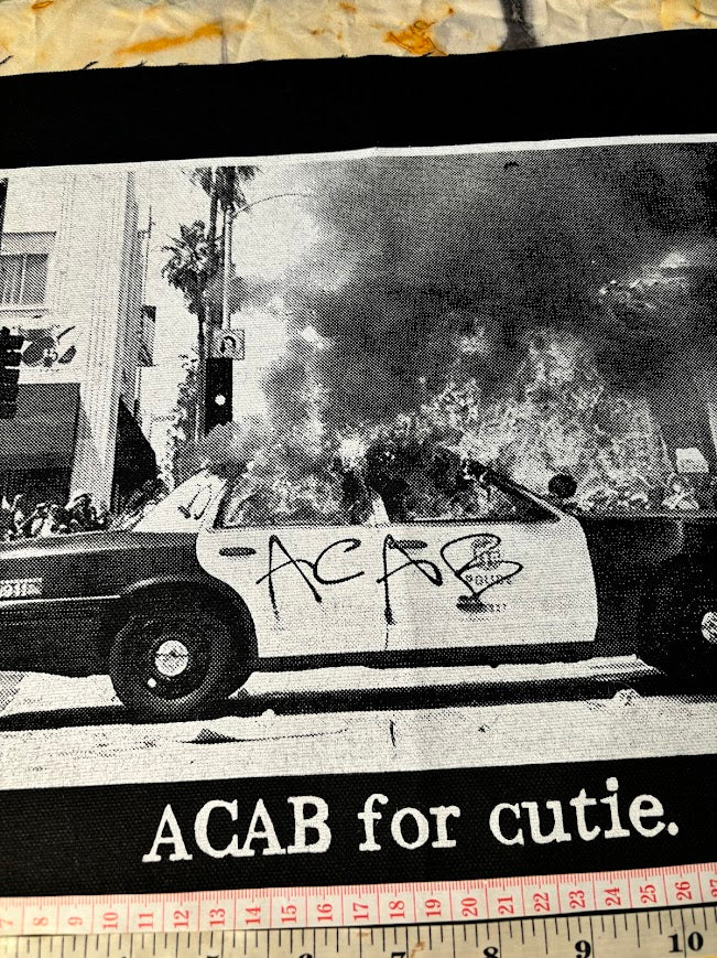 ACAB for Cutie back patch.