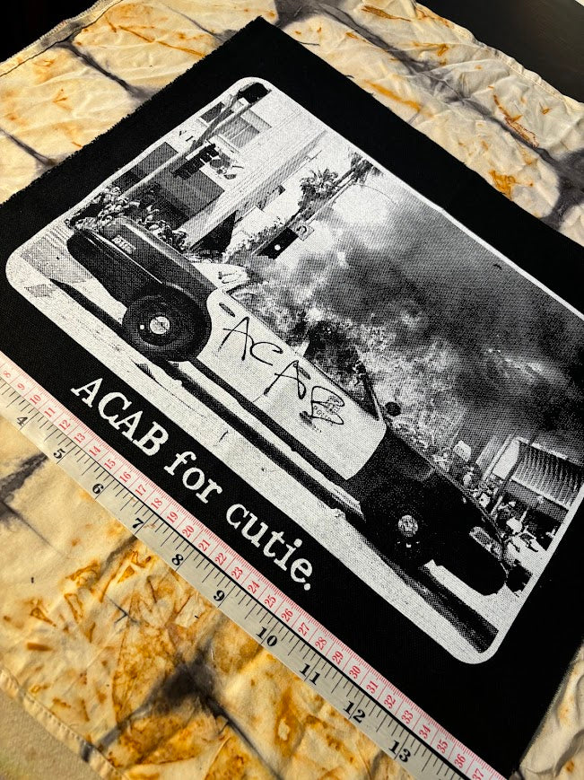 ACAB for Cutie back patch.
