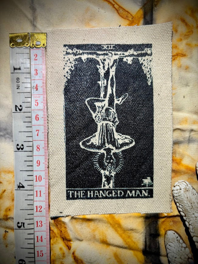 The Hanged man tarot card sew on patch