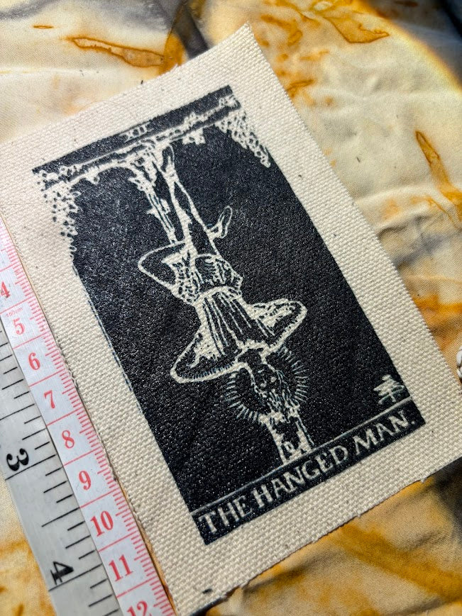 The Hanged man tarot card sew on patch