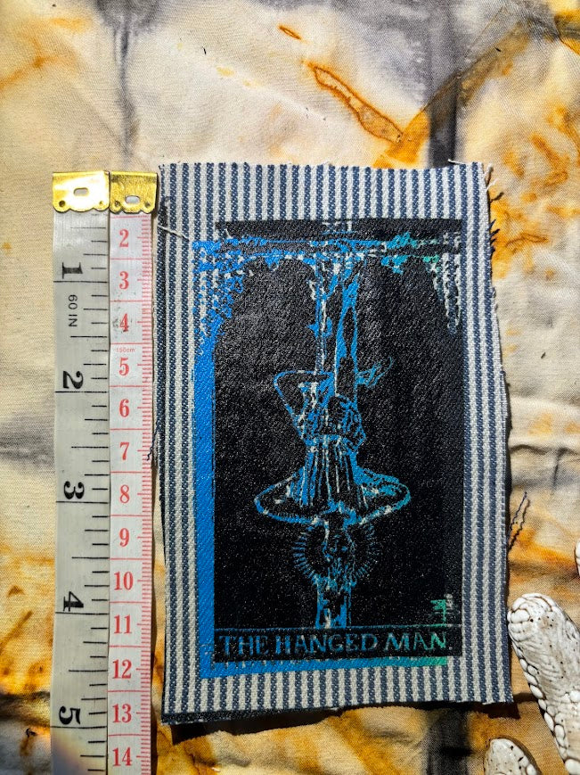 The Hanged man tarot card sew on patch