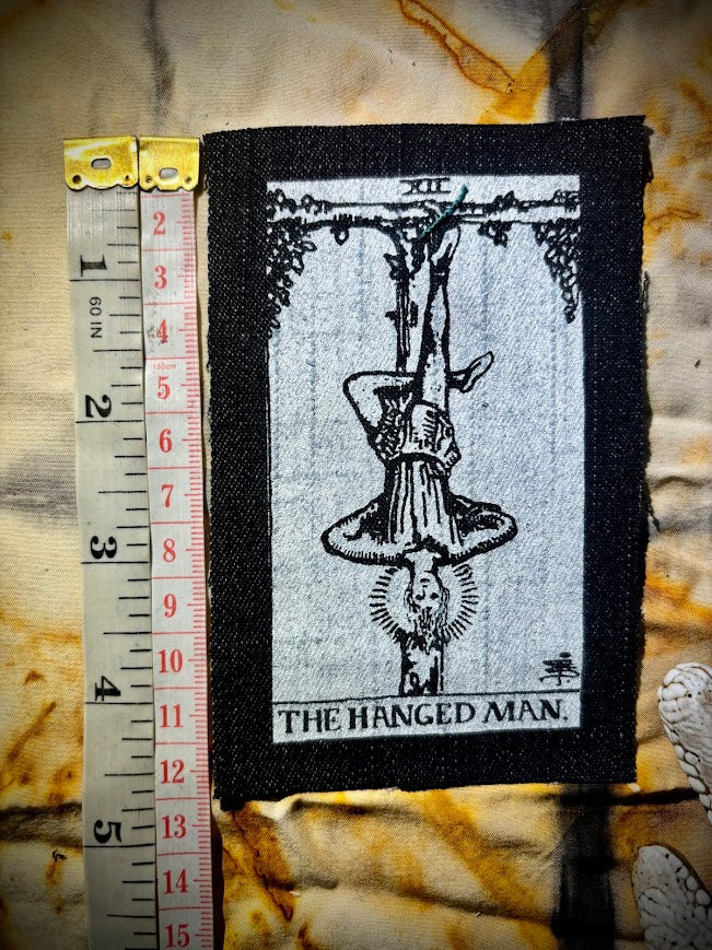 The Hanged man tarot card sew on patch