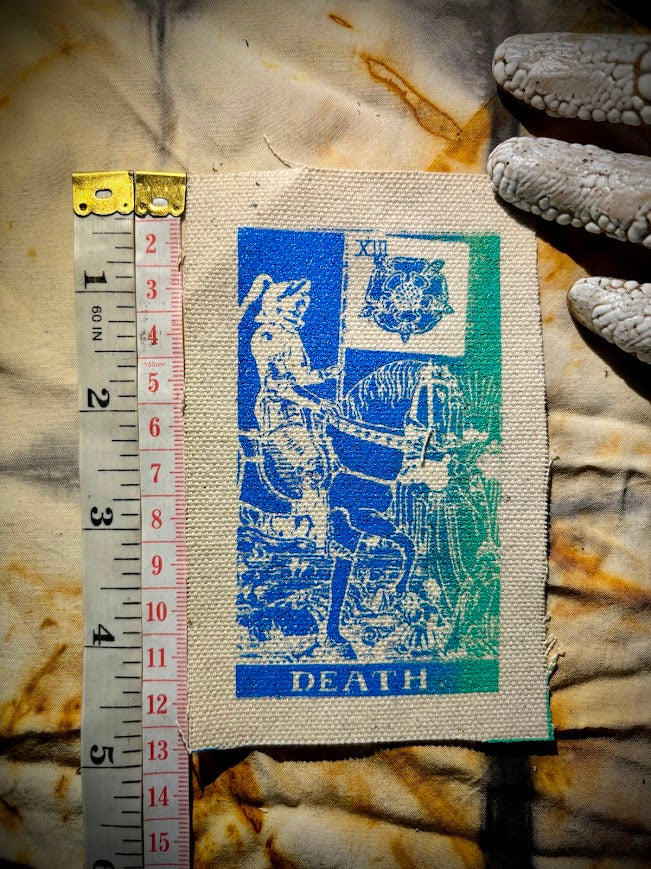 Death Tarot card sew on patch
