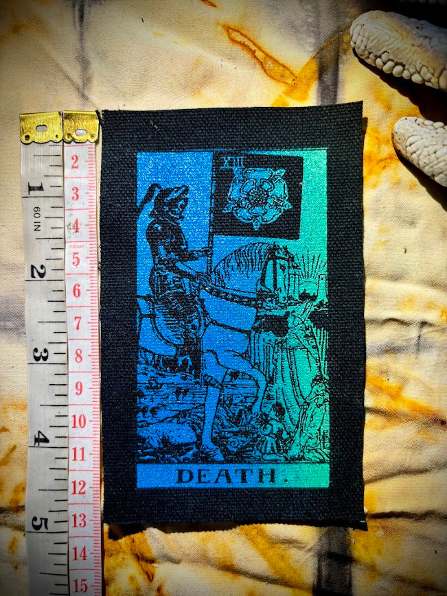 Death Tarot card sew on patch