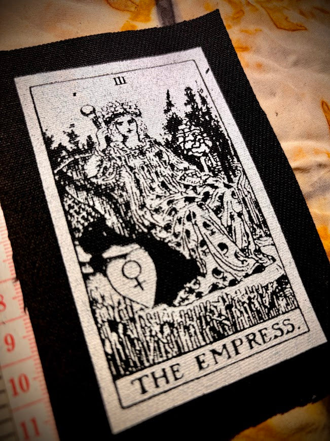 The Empress tarot sew on patch