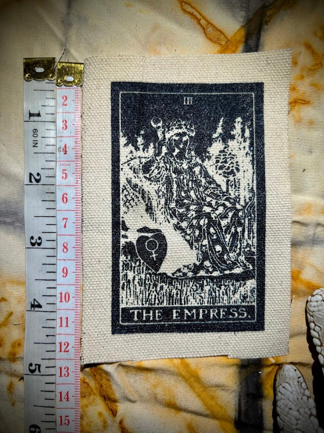 The Empress tarot sew on patch
