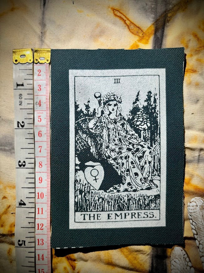 The Empress tarot sew on patch