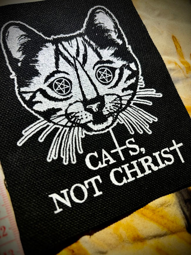 Cats not Christ! patch