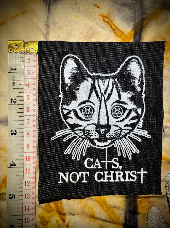 Cats not Christ! patch