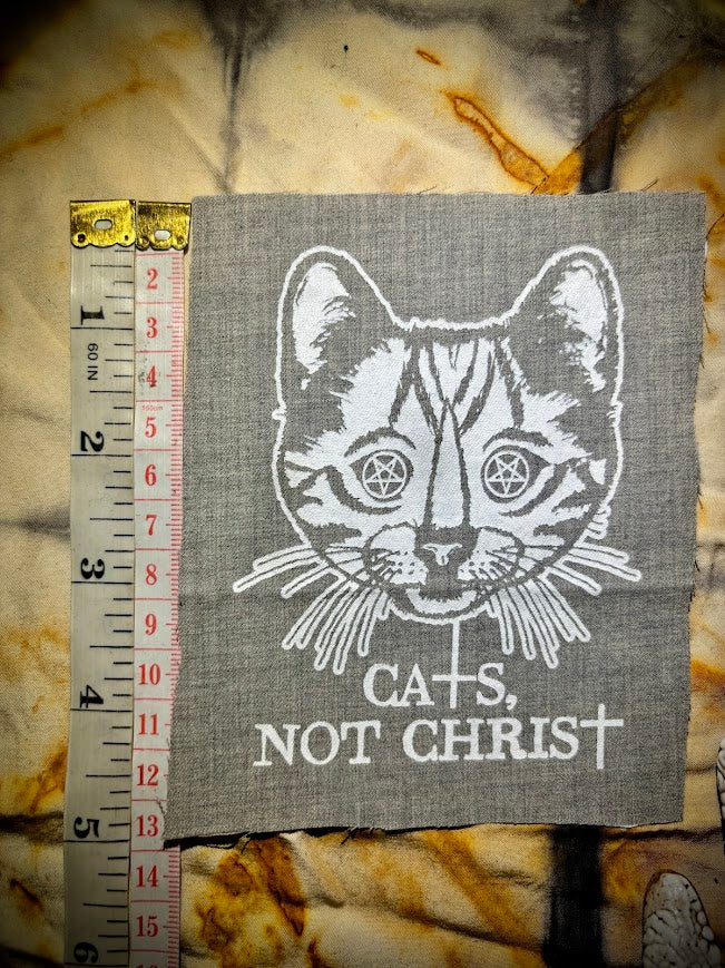 Cats not Christ! patch