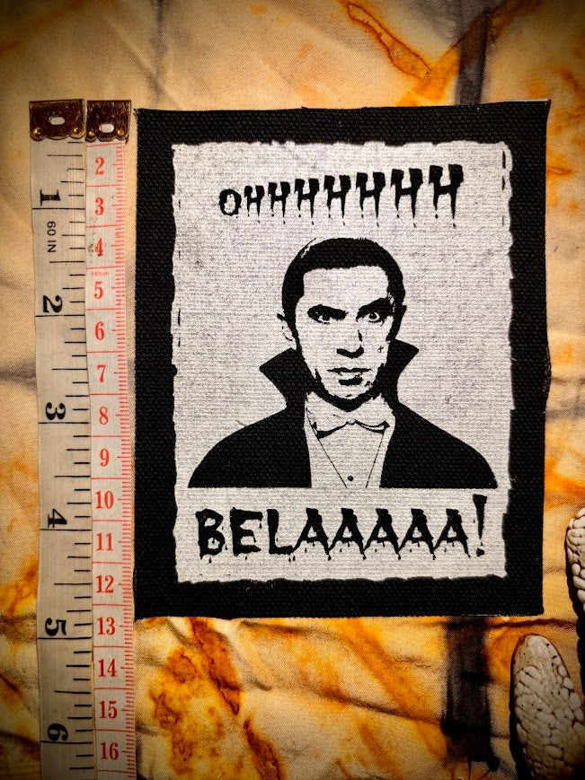 OHHHHHH! Belaaaaa! Bela Lugosi Bahaus sew on patch