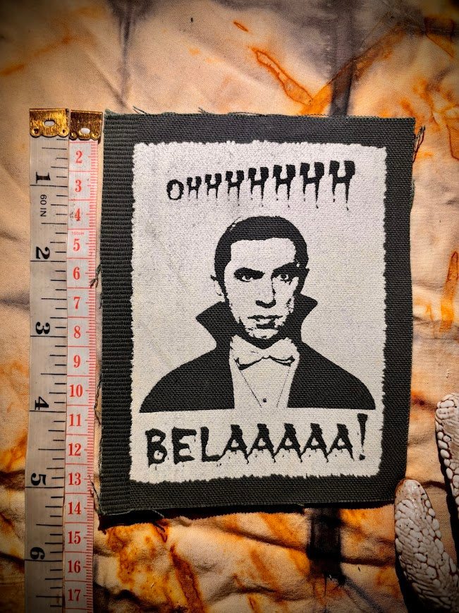 OHHHHHH! Belaaaaa! Bela Lugosi Bahaus sew on patch